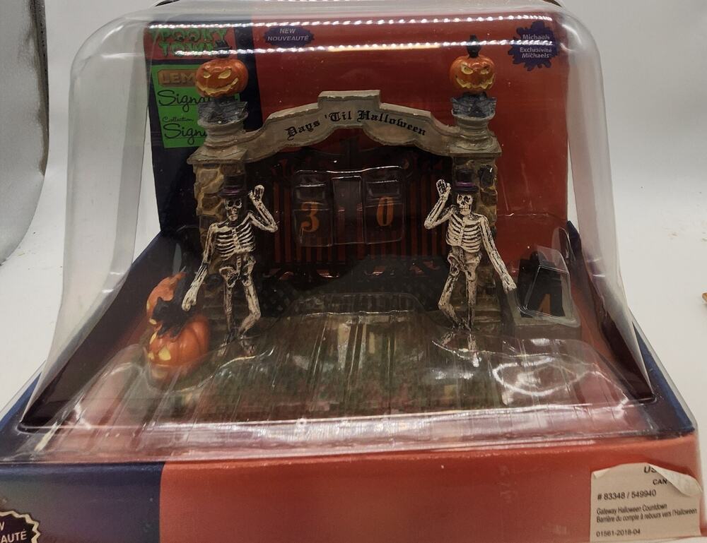 Lemax Spooky Town 83348 Gateway Halloween Countdown Days Until 2018